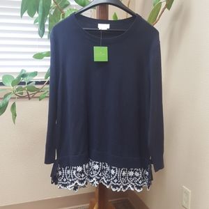 Women's Kate Spade broome street eyelet sweater